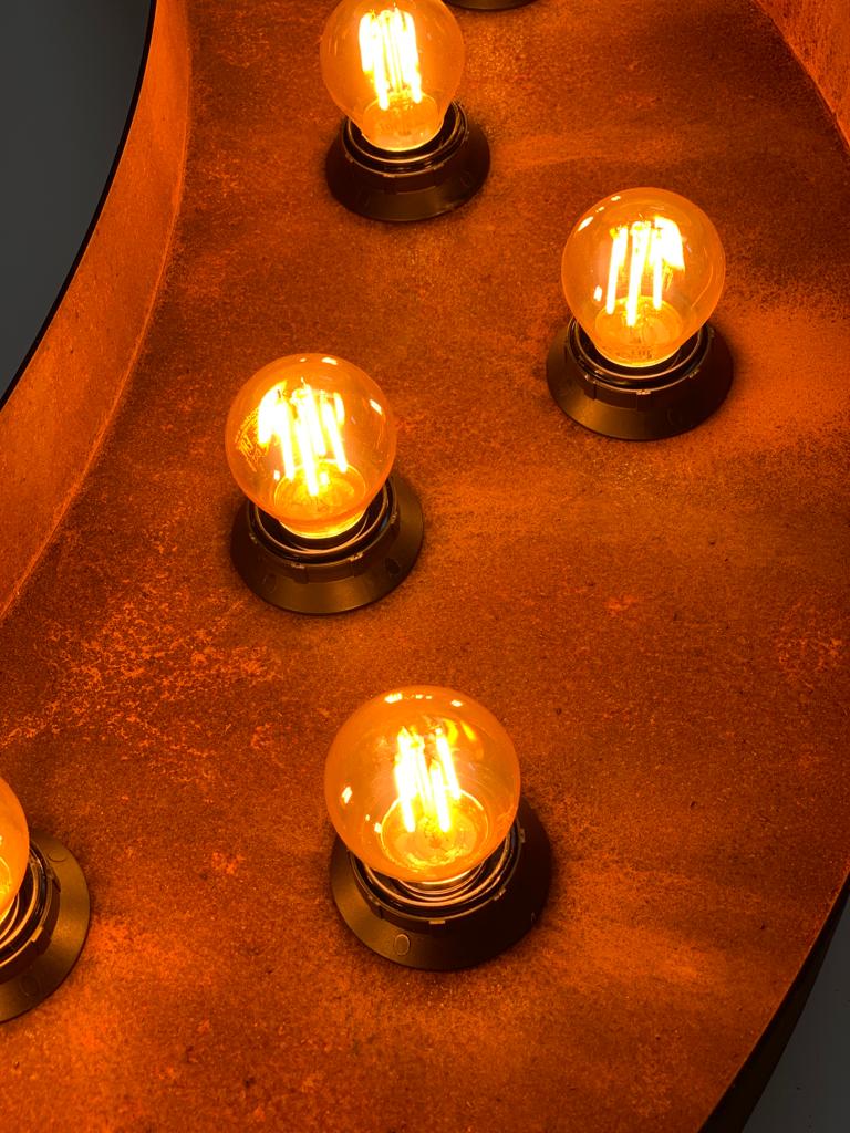 Corten Stalen Lamp - Klein - Afbeelding 6