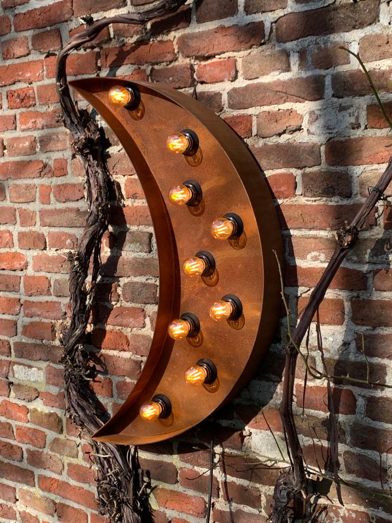 Corten Stalen Lamp - Klein - Afbeelding 5