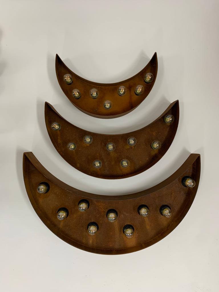 Corten Stalen Lamp - Klein - Afbeelding 4